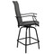 Flash Furniture 2PK Outdoor Stool - 30 inch Patio Bar Stool, Gray 2-ET-SWVLPTO-30-GR-GG - alternate 3